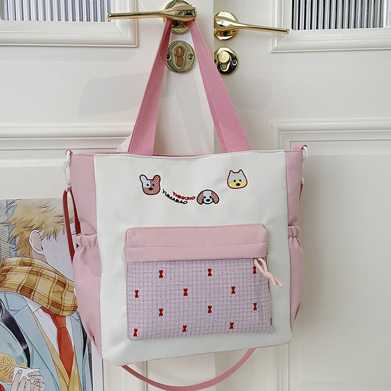 Decorative Animal-Themed Tote Bag Bowlift