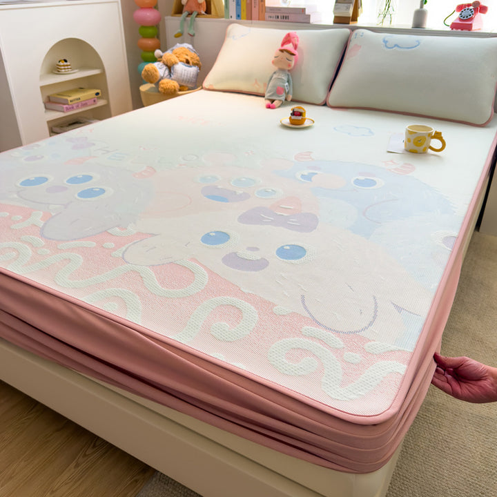 Playful Rainbow Mattress Protector