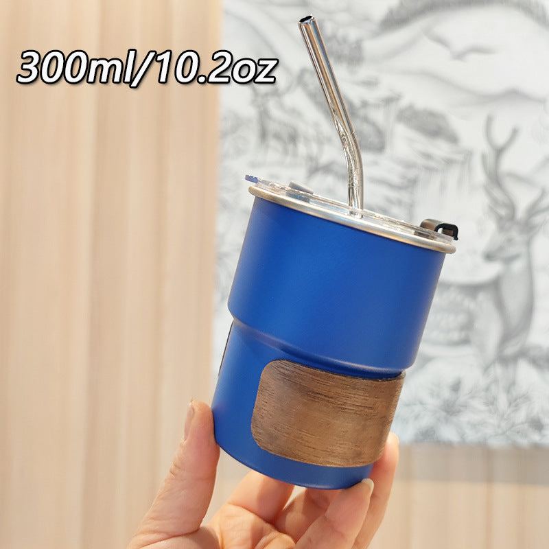 Ladies stylish stainless steel drinking cups with wood application Bowlift