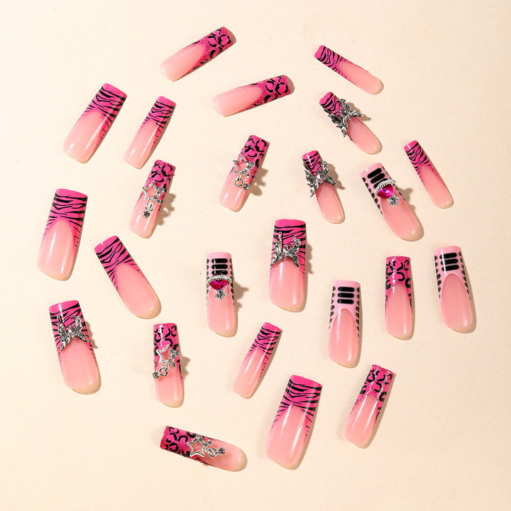 Glamorous 3D Glitter Nail Art Extensions Bowlift