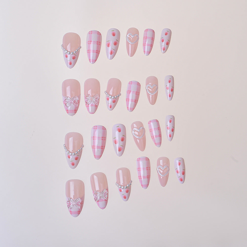 Elegant Press-On Nail Art Bowlift