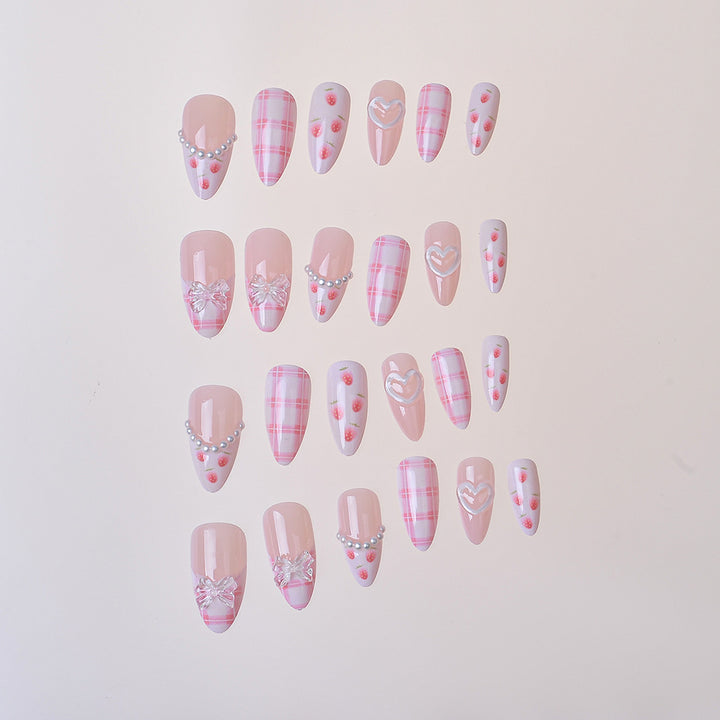 Elegant Press-On Nail Art Bowlift