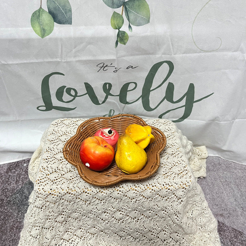 Decorative Woven Serving Tray Bowlift