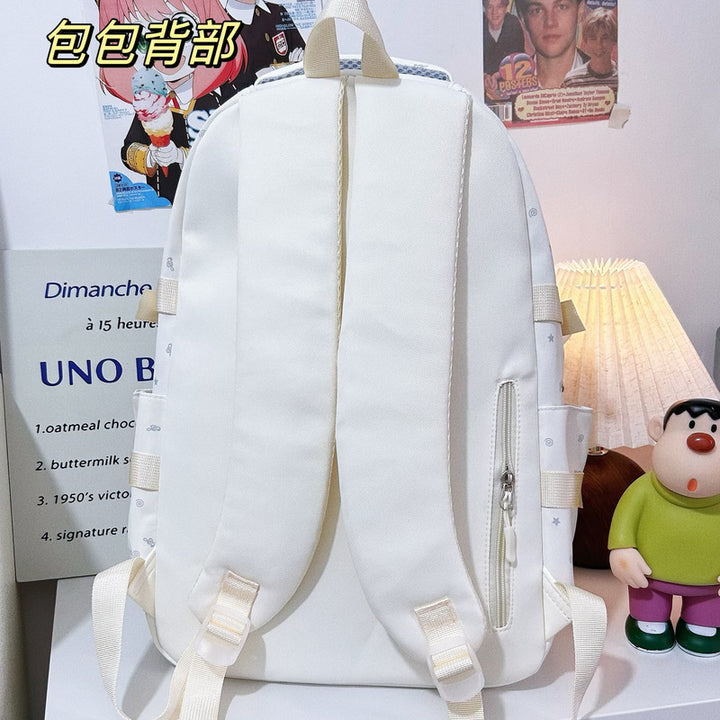 Casual Star-Print Backpack Bowlift