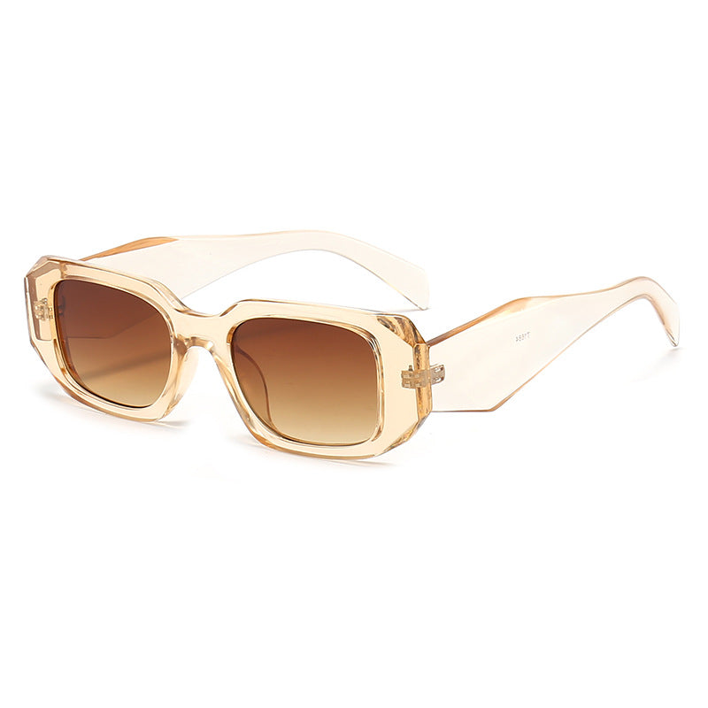 Women Designer Sunglasses with Angular Frame and UV Protection Bowlift