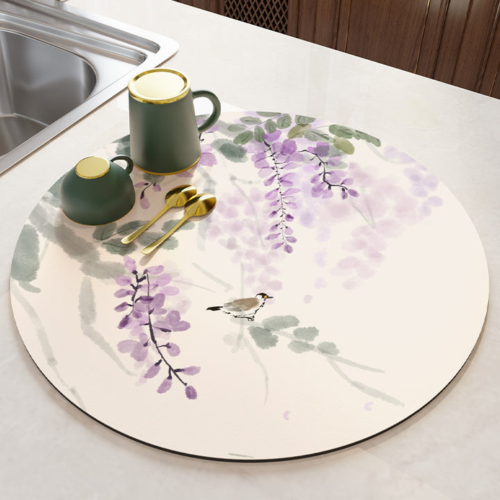 Elegant Round Kitchen Table Mat Bowlift
