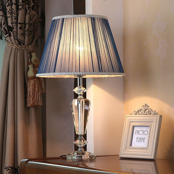 Modern Crystal Accent Table Lamp