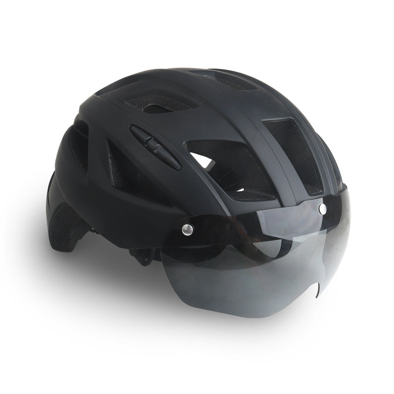 WoAerodynamic Cycling Helmet with Visor Bowlift