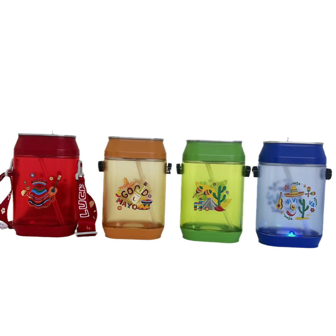 Women's creative drink box with integrated carrying strap Bowlift