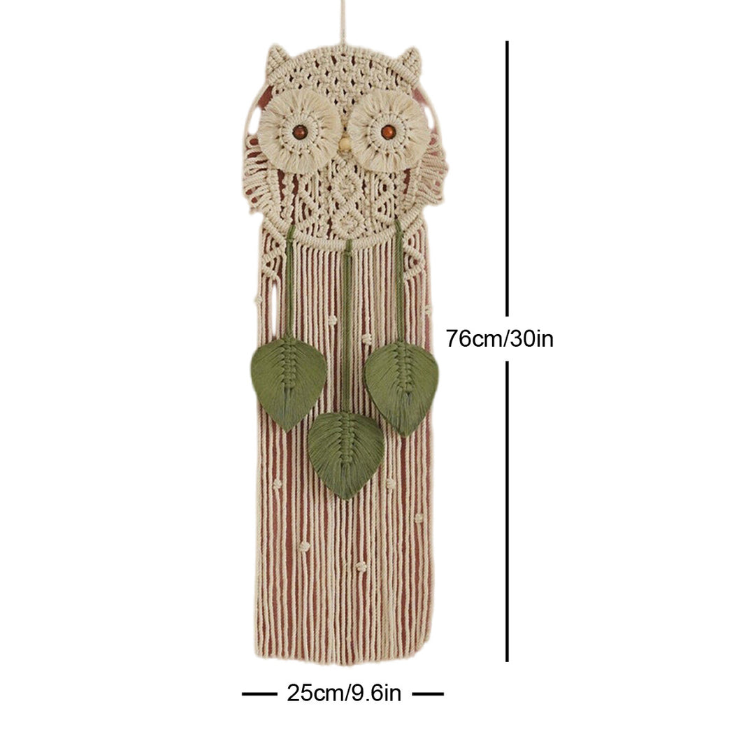 Decorative Owl Macrame Wall Hanging Bowlift