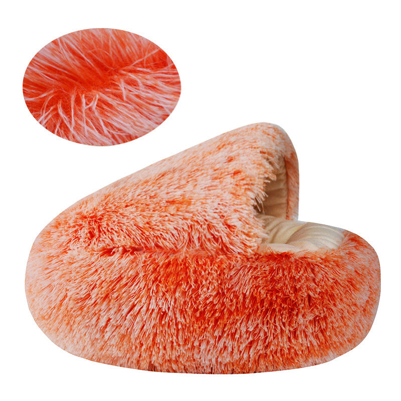Cozy Soft  Hideaway  Dog Bed