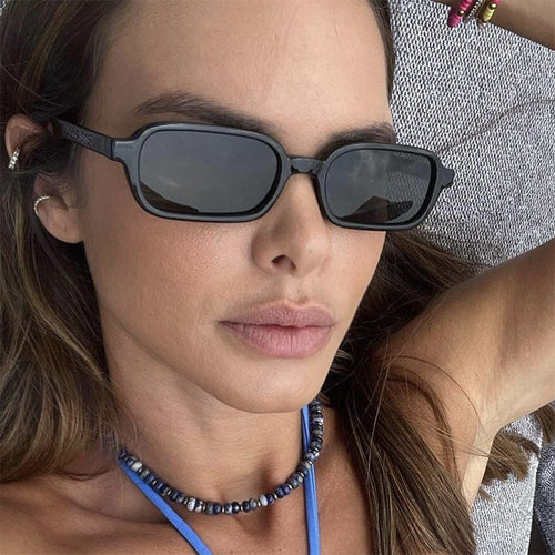 Ladies square sunglasses with unique, extravagant design and UV protection Bowlift