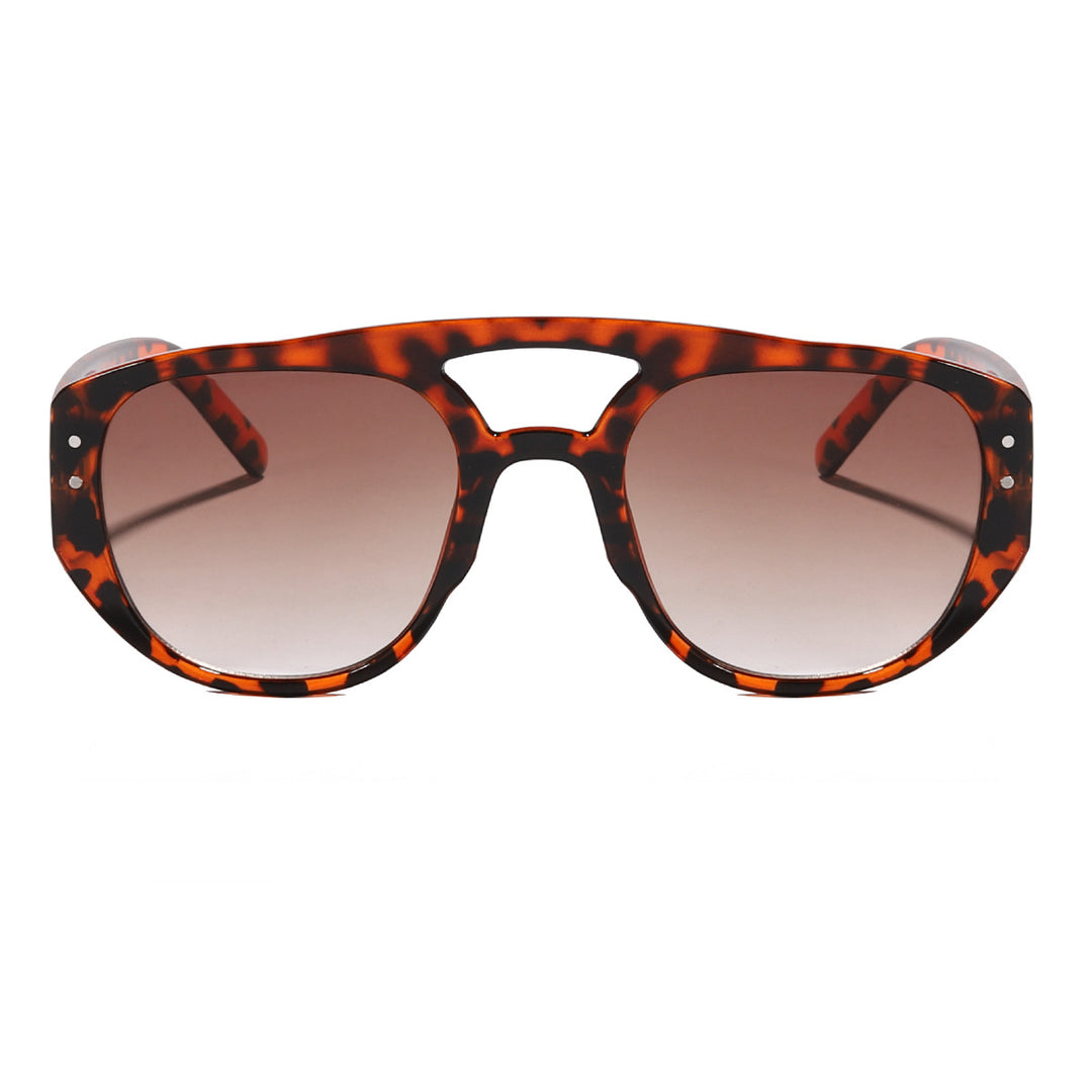 Women's oversized sunglasses with modern, textured frame Bowlift