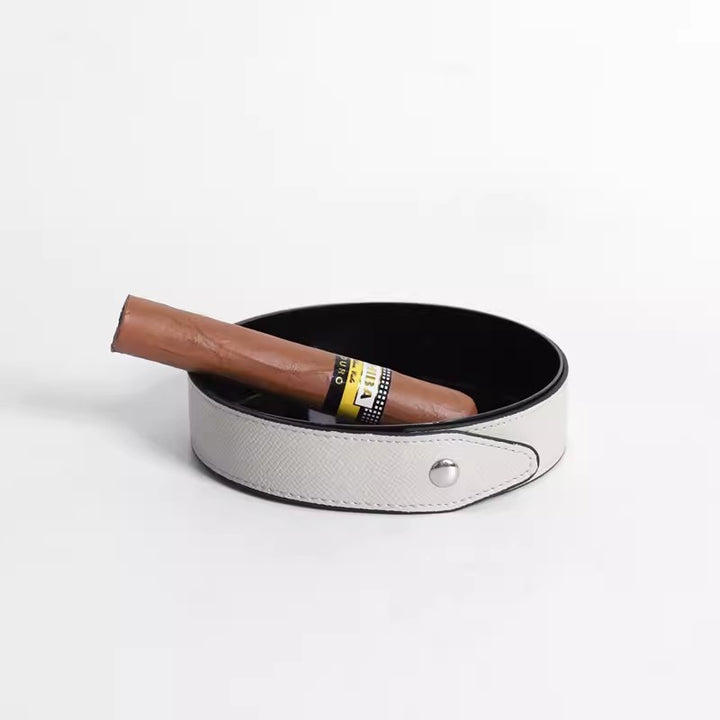 Stylish Leather Cigarette Ashtray