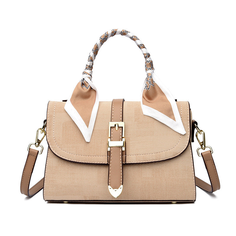 Decorative Scarf Accent Handbag Bowlift