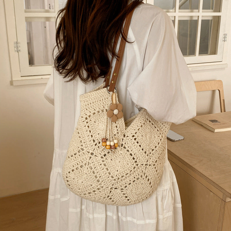 Handcrafted Macrame Shopper Bag Bowlift