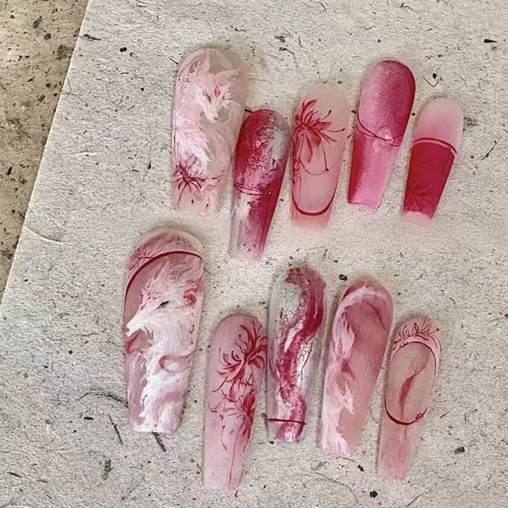 Artistic Floral Nail Art Design Kit Bowlift
