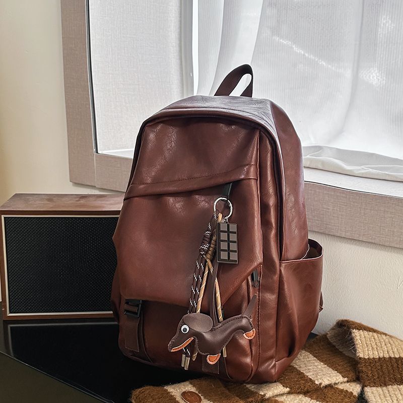 Minimalist Leather Backpack Bowlift