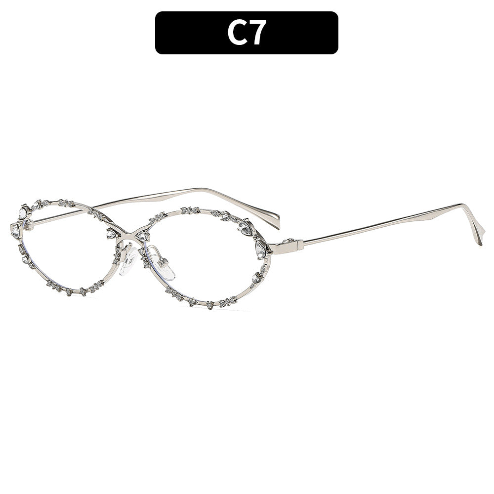 Decorative Cat-Eye Eyewear