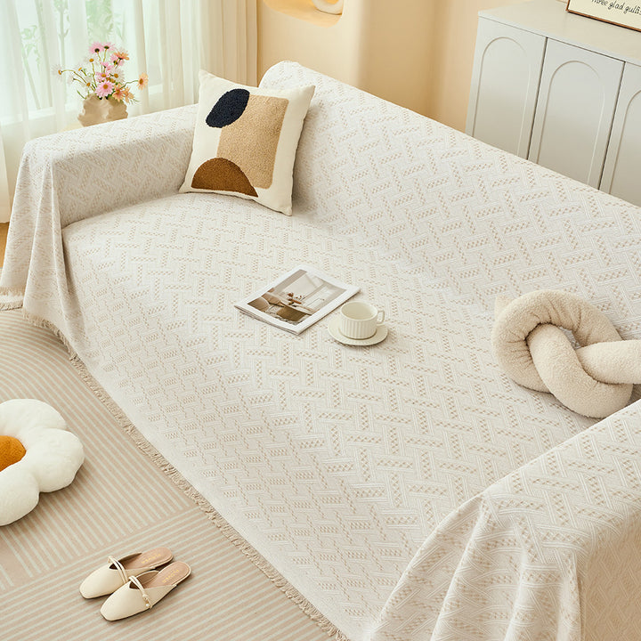 Stylish Woven Sofa Throw Blanket