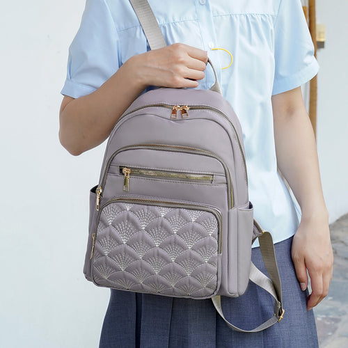 Elegant Quilted Backpack Bowlift