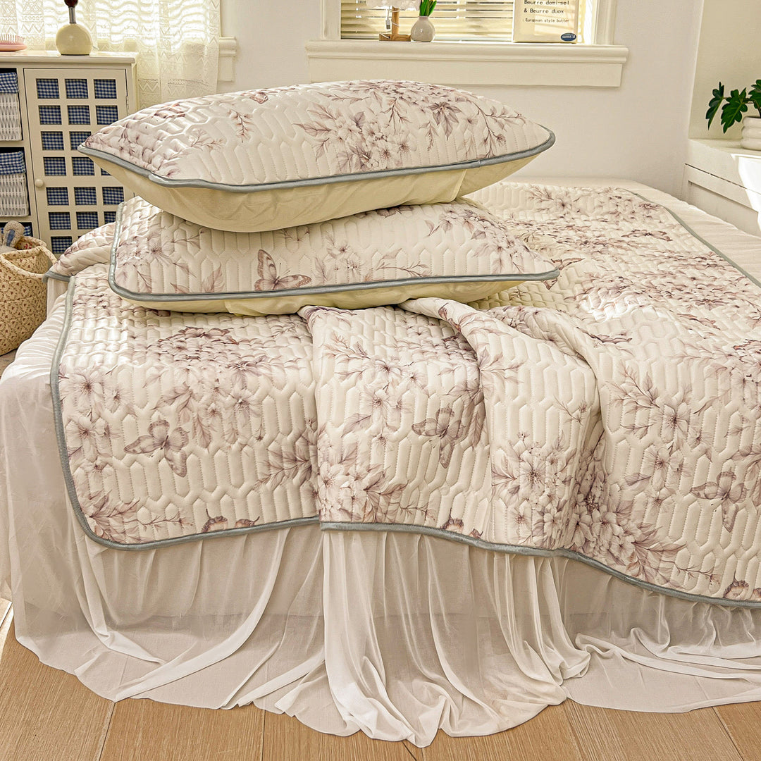 Premium Quilted Mattress Cover Set
