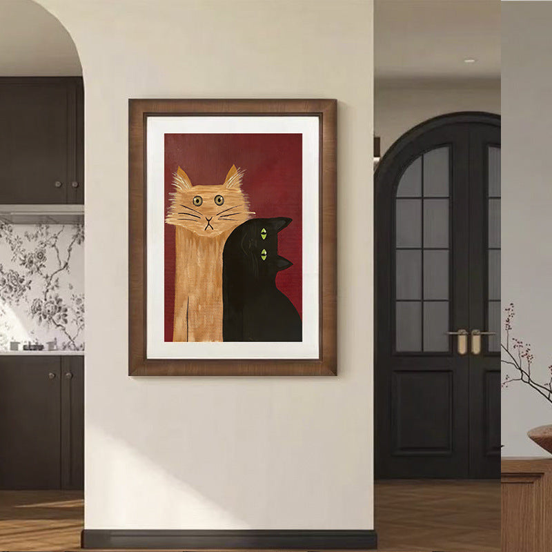 Cat Theme Artistic Wall Decoration