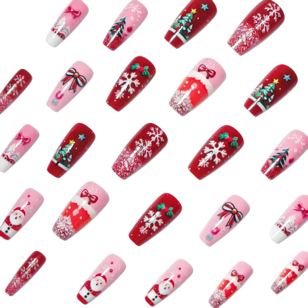 Christmas Art Nails Bowlift
