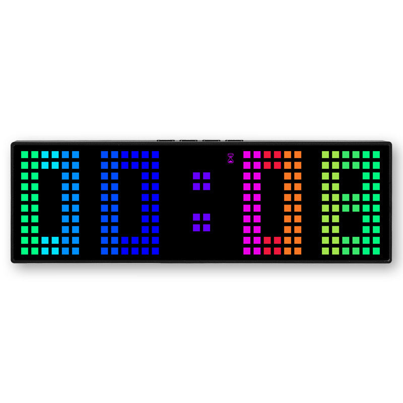 Digital LED alarm clock with color change Bowlift