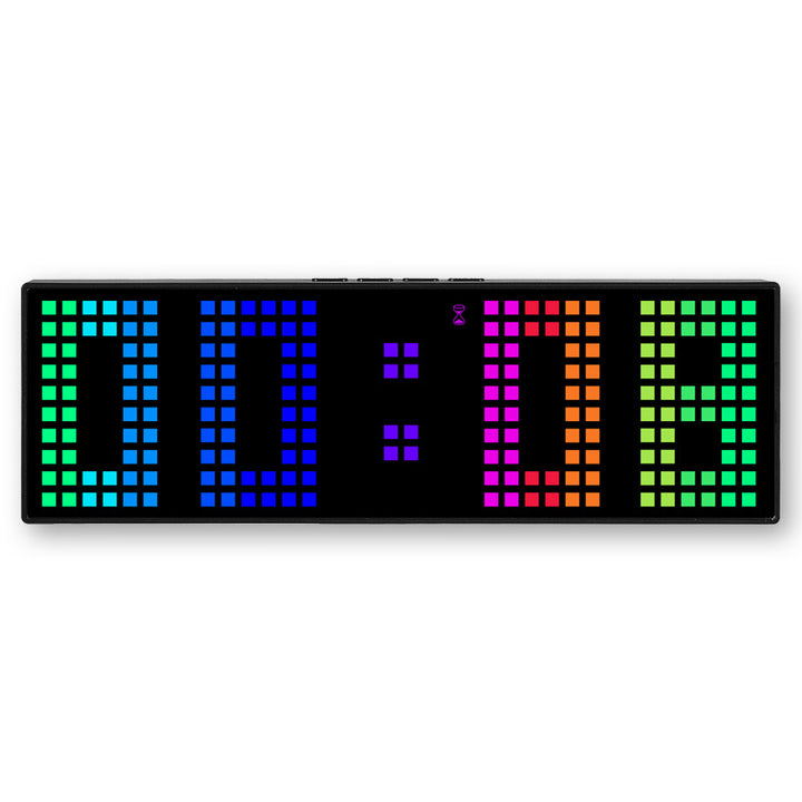 Digital LED alarm clock with color change Bowlift