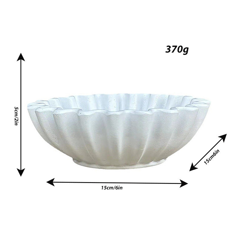 Decorative serving bowl with wave design Bowlift