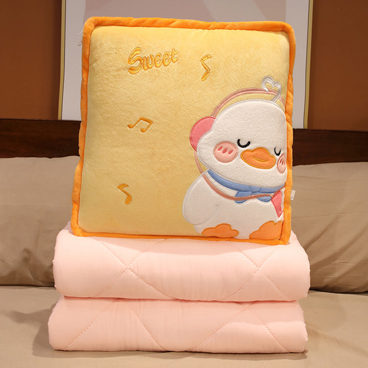 Plush pillow with cute husky design Bowlift