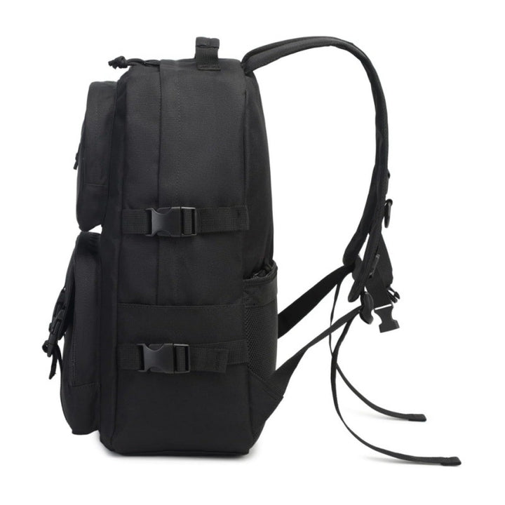 Multi-functional outdoor backpack with reinforced carrying straps and multiple compartments Bowlift