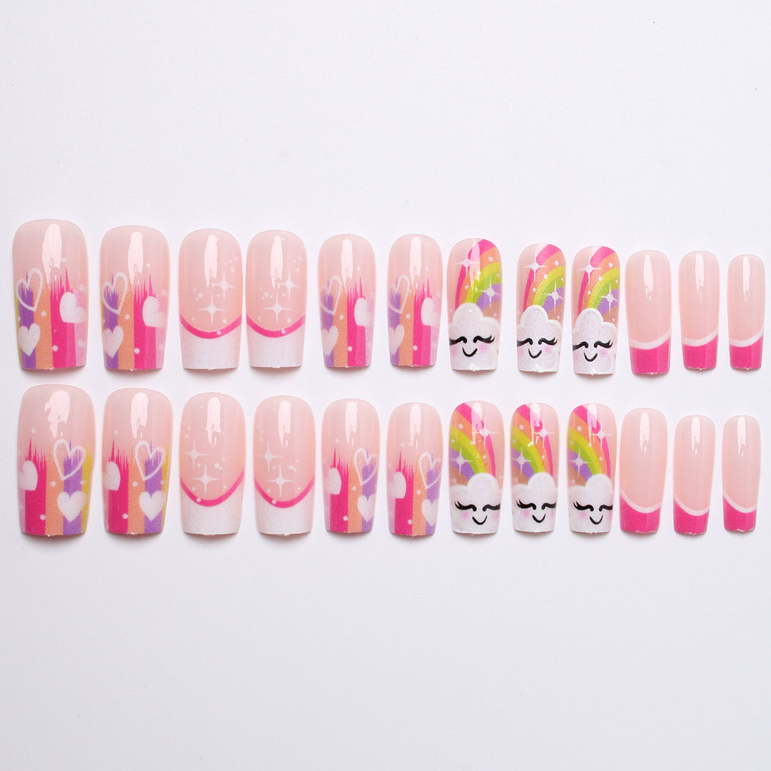 Creative Rainbow Nail Art Bowlift