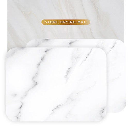 Luxury Marble Design Drying Mat