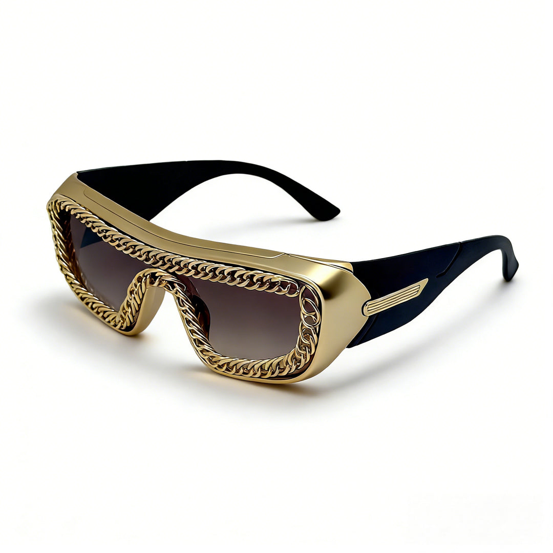Women's sunglasses with unique chain frame Bowlift