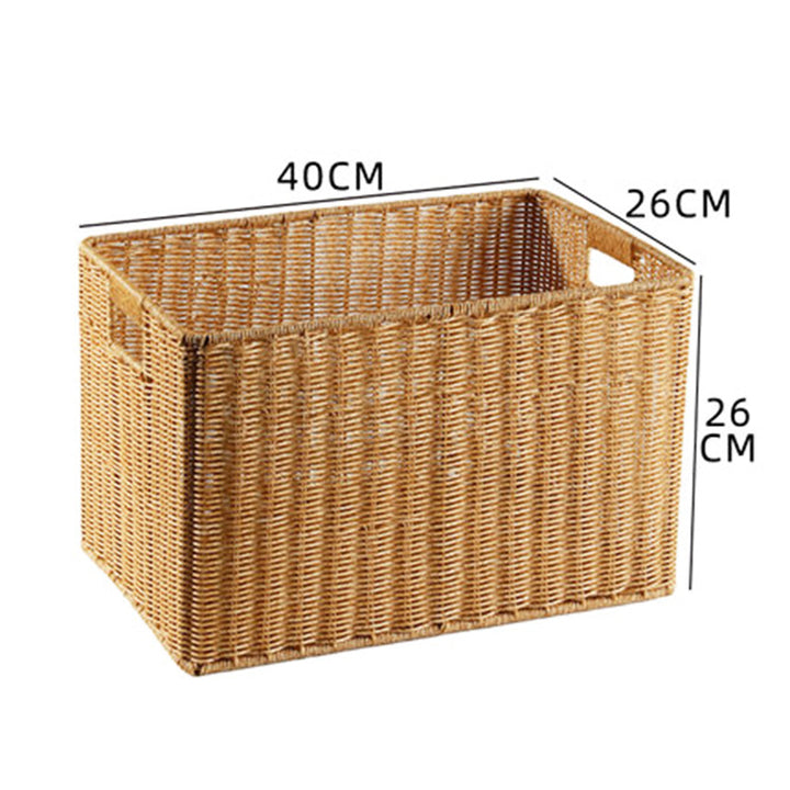 Rectangular Woven Storage Basket Bowlift