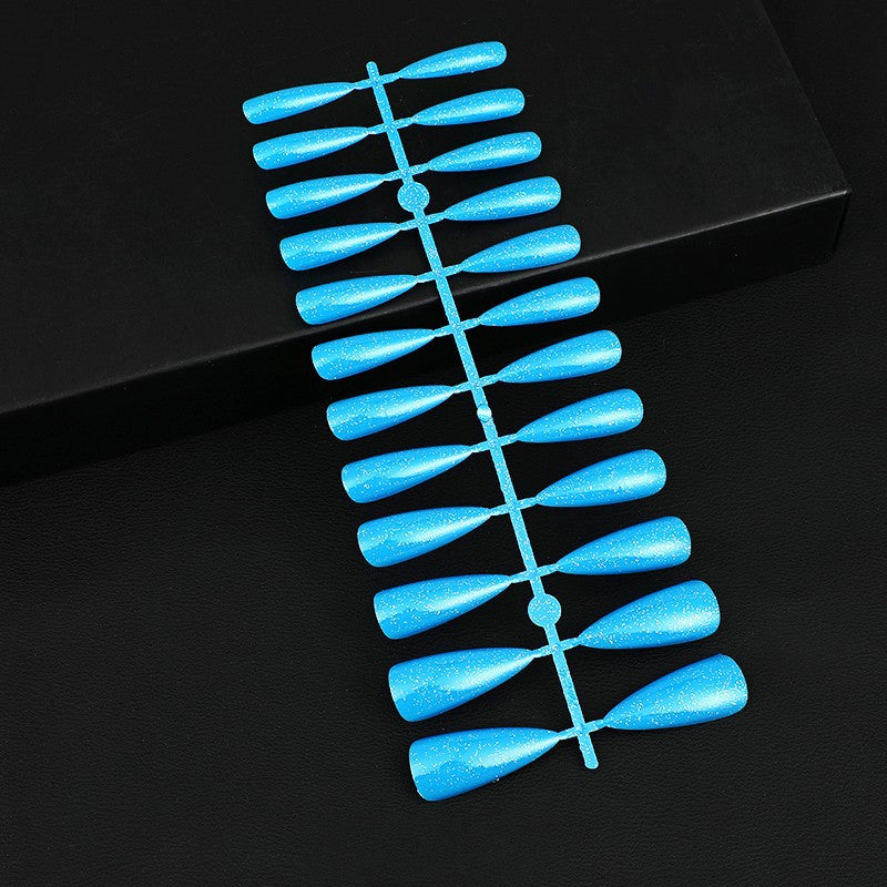 Glittering artificial nails in elegant design Bowlift