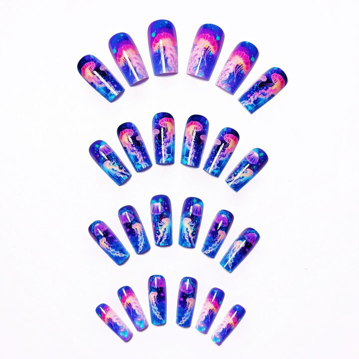 Creative 3D Art Nails with Ocean Motif Bowlift