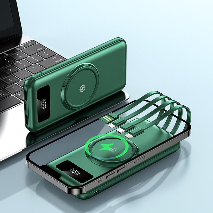 Power bank with wireless charging function from Bowlift