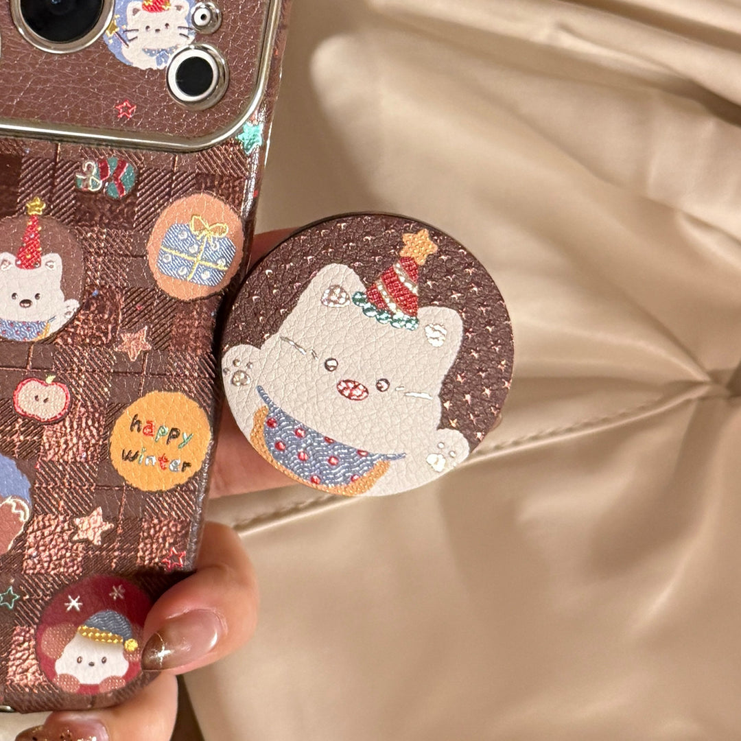 Smartphone Holder in cute cat design Bowlift