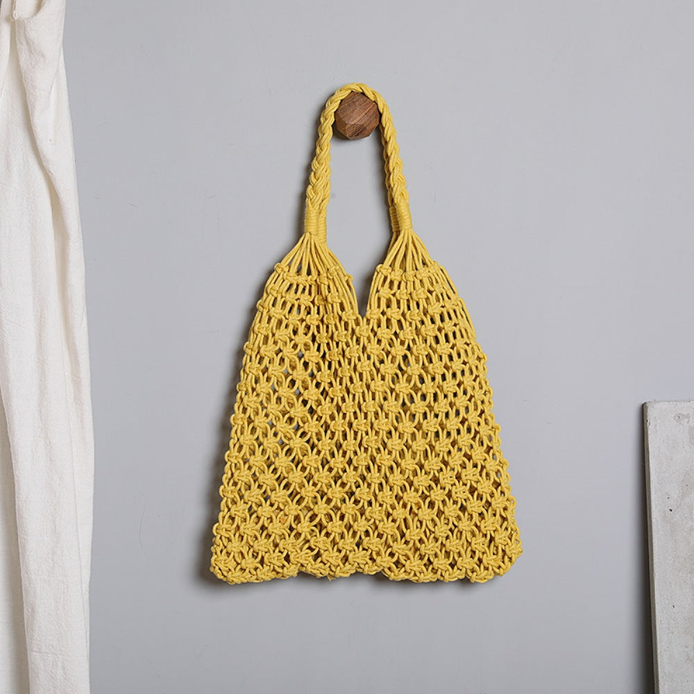 Handcrafted net shopping bag Bowlift