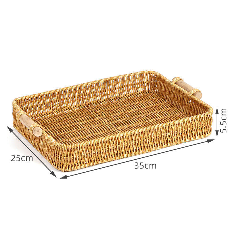 Handcrafted Woven Storage Tray