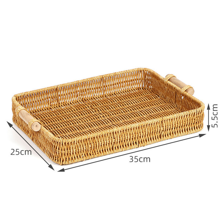 Handcrafted Woven Storage Tray