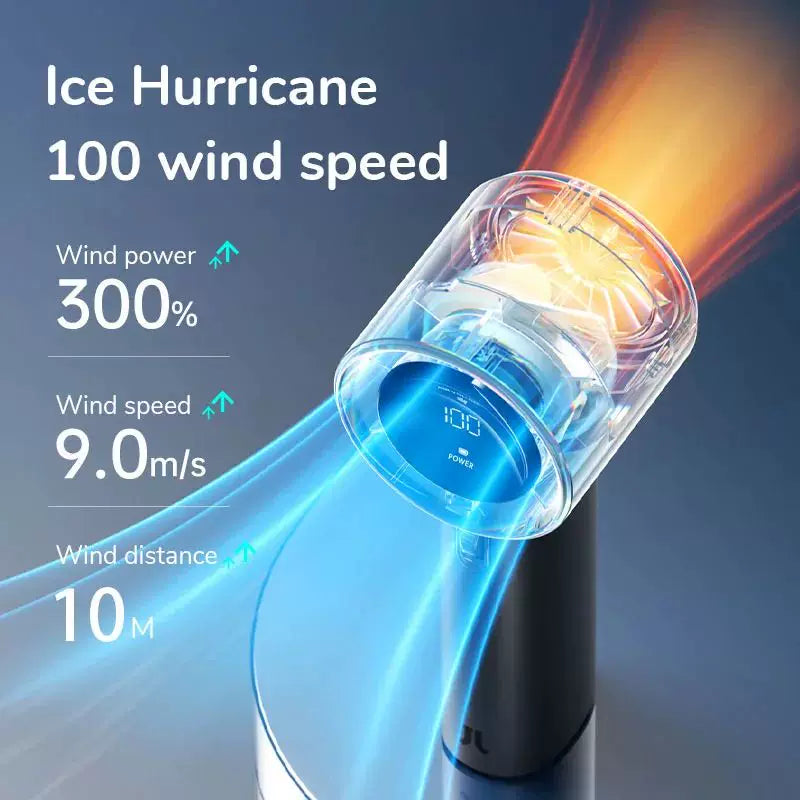 Unisex One Size Rechargeable Cordless Portable Hair Dryer with Digital Display, Multi-Speed Wind Control and Travel Lanyard Bowlift