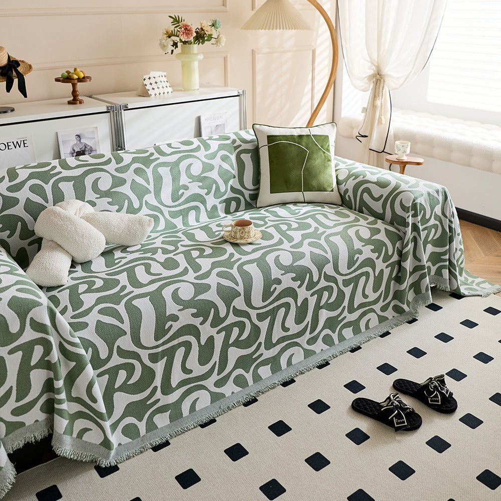 Artistic Patterned Sofa Throw Blanket