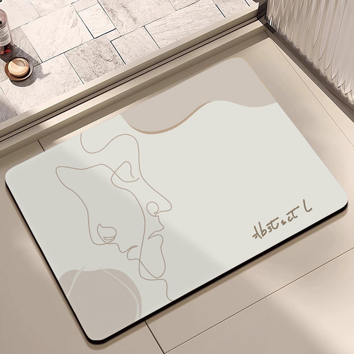 Stylish Modern Bathroom Mat Bowlift