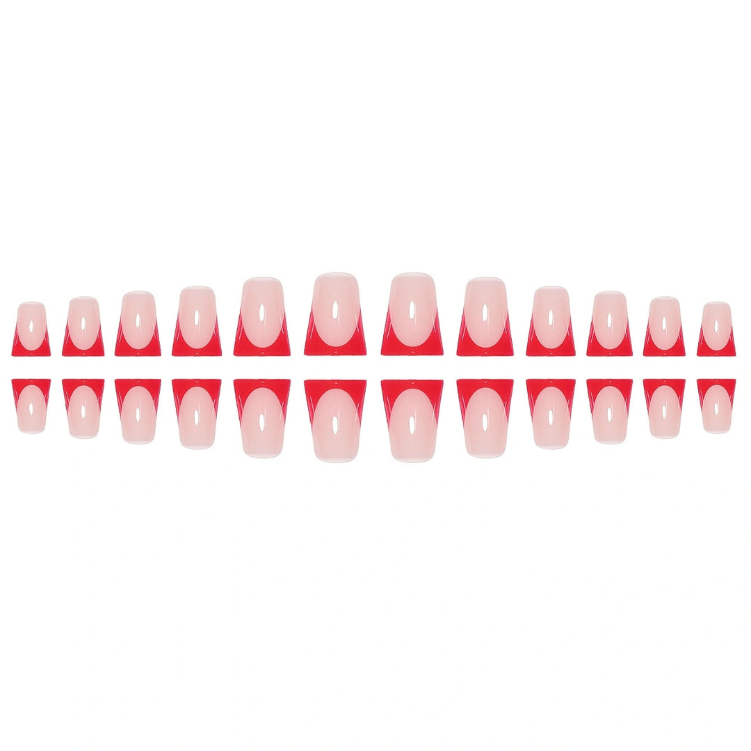 Glossy Square Tip Press-On Nails Bowlift