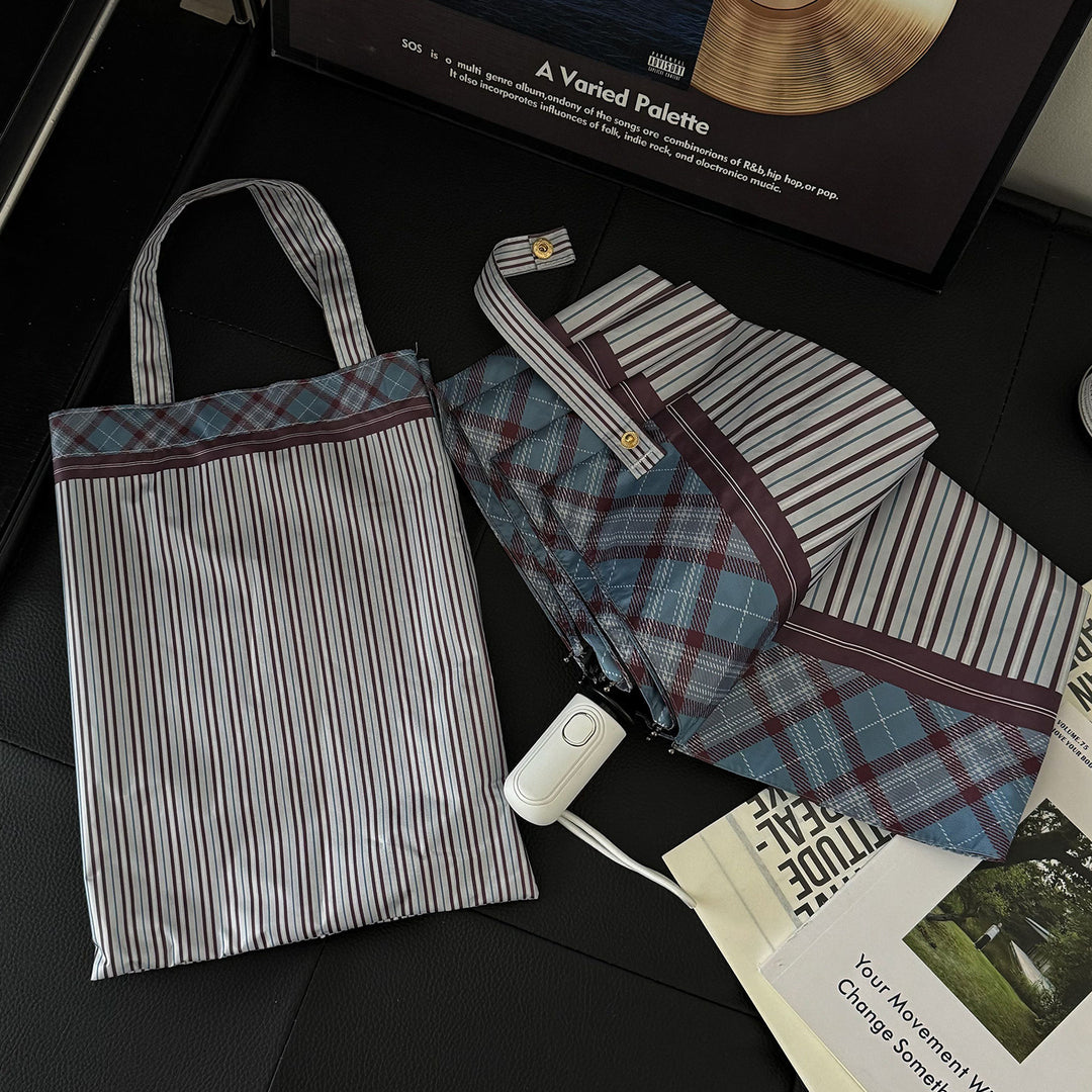 Women's foldable shopping bag with umbrella Bowlift