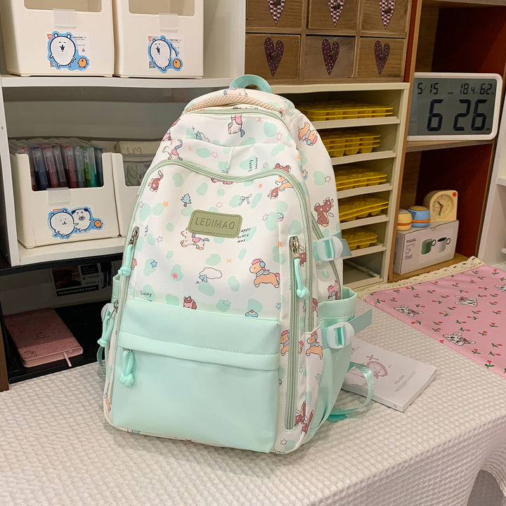Whimsical Character-Themed School Backpack Bowlift